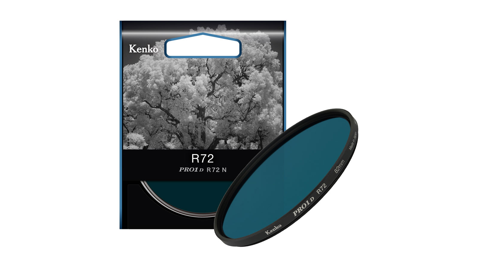 The Kenko PRO1D R72 N is a near-infrared transmission filter that blocks visible light below 720nm while allowing near-infrared wavelengths to pass through. It is designed for photographers who want to explore the creative possibilities of infrared photography using a standard digital camera.